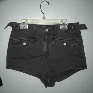 UO Black Jean shorts